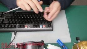 国产机械键盘拆解视频,内部构造与工艺解析